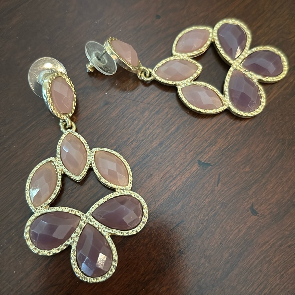 Drop, pierced earrings